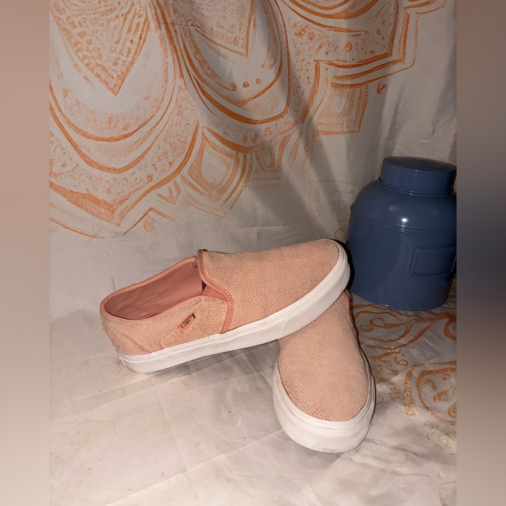 Vans Pink Slip-On Sneakers